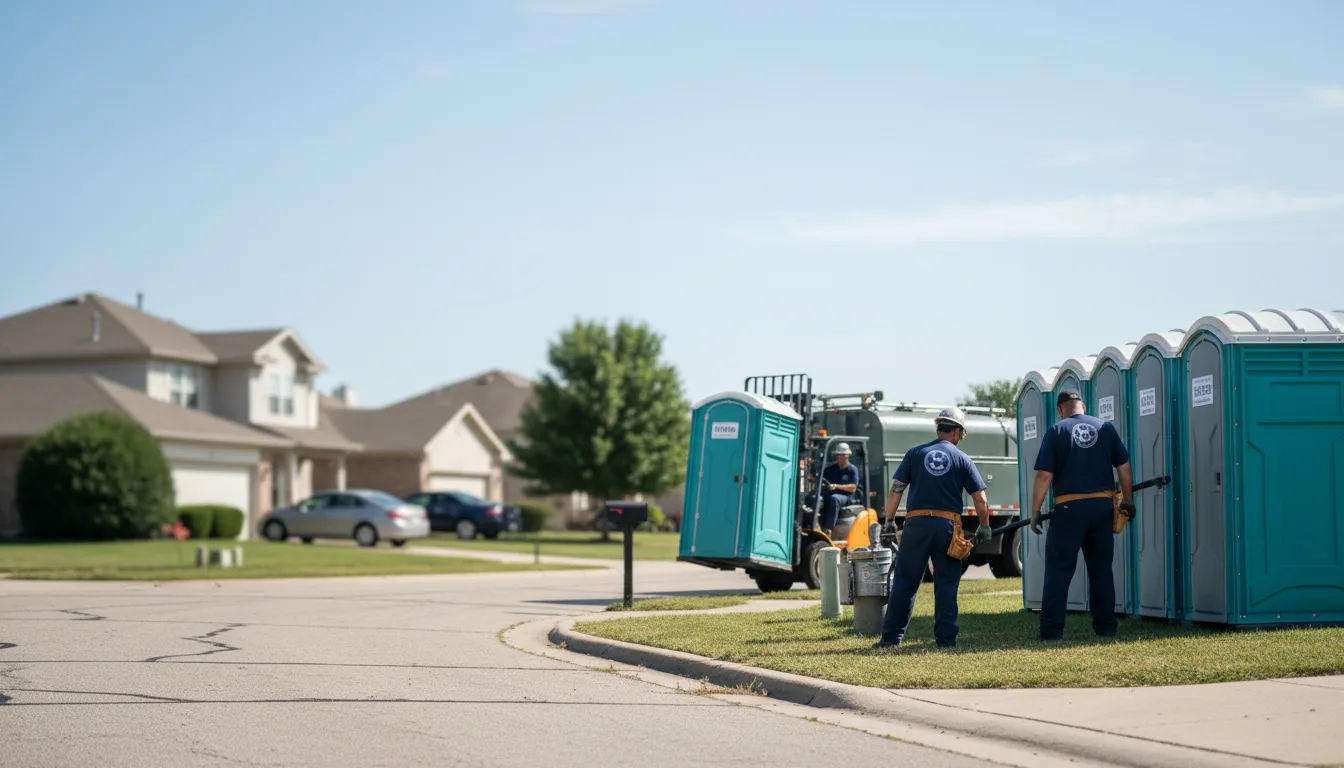 Porta Potty Rental in Wolfe City, TX near me